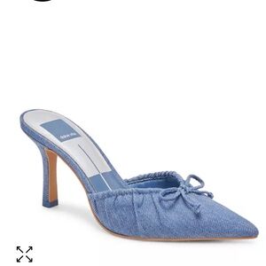 Dolce Vita Blue Denim Mules